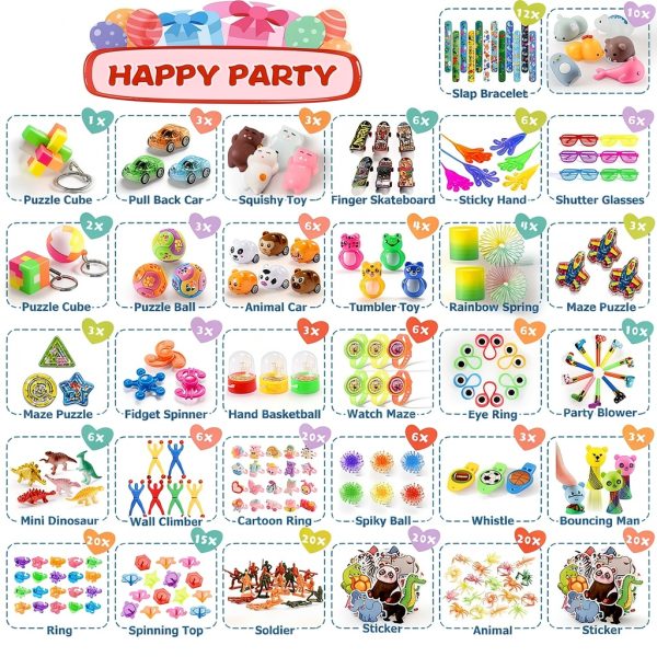 YUTIN Kids' Party Favor Toy Assortment, 300pcs Fidget Toys Bulk-3