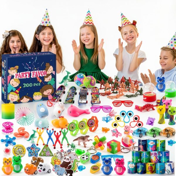 YUTIN Kids' Party Favor Toy Assortment, 300pcs Fidget Toys Bulk-4