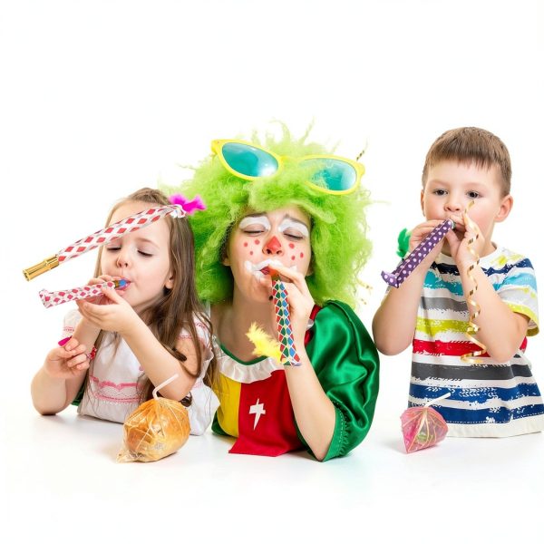 Zanshan Party Blower Set 50pcs Reusable Kids Birthday Whistle-4