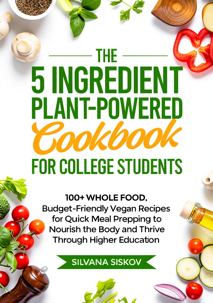 Installing Vegan Diet and Nutrition Guide for Teens and Young Adults on a wooden desk