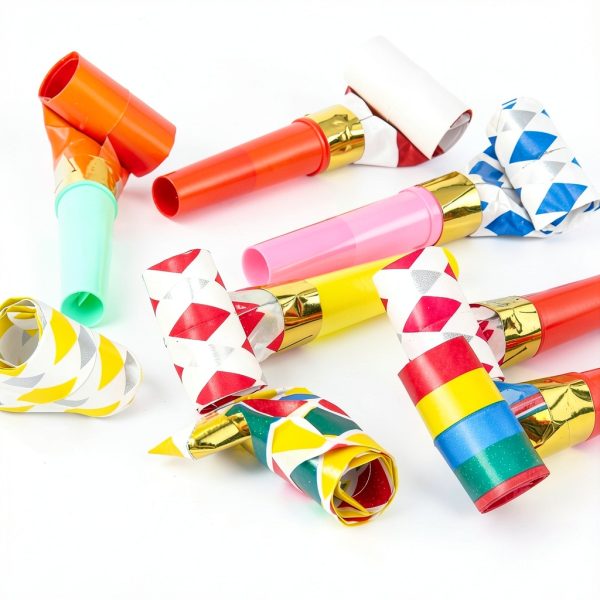 Zanshan Party Blower Set 50pcs Reusable Kids Birthday Whistle-1