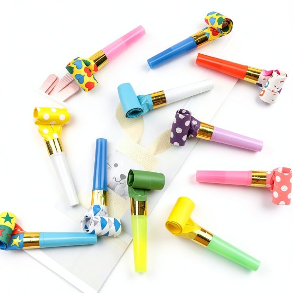 Zanting Party Whistle Blowouts 56-Piece Birthday Noisemaker Set-2