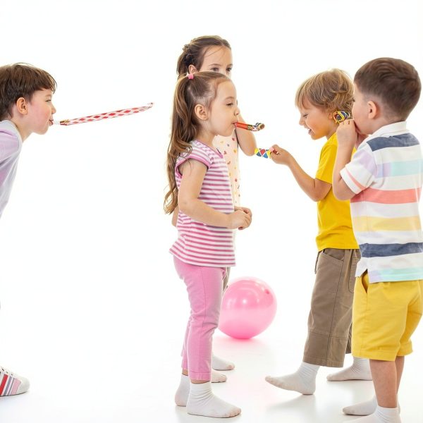 Zanshan Party Blower Set 50pcs Reusable Kids Birthday Whistle-5