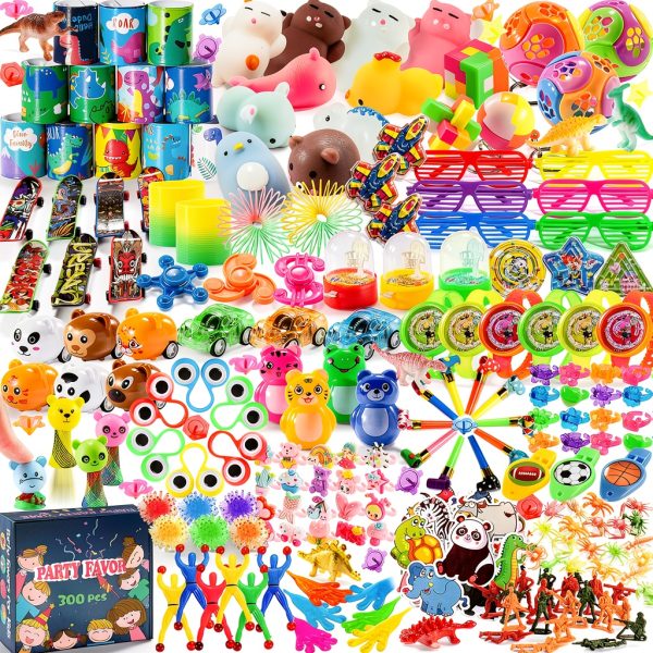 YUTIN Kids' Party Favor Toy Assortment, 300pcs Fidget Toys Bulk-0