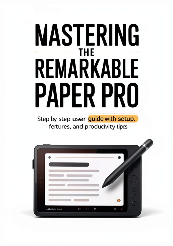 reMarkable Paper Series Tablet Guide eBook 60 Page User Manual-0