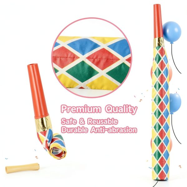 Zanshan Party Blower Set 50pcs Reusable Kids Birthday Whistle-6