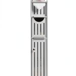 AOJEZOR Storage Cabinet White Toilet Paper Holder for Mega Rolls-0
