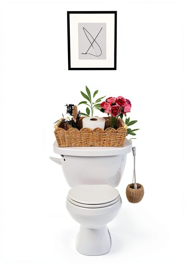 Toilet Paper Storage Basket VANWYCHEN Cotton Tank Top Organizer-5